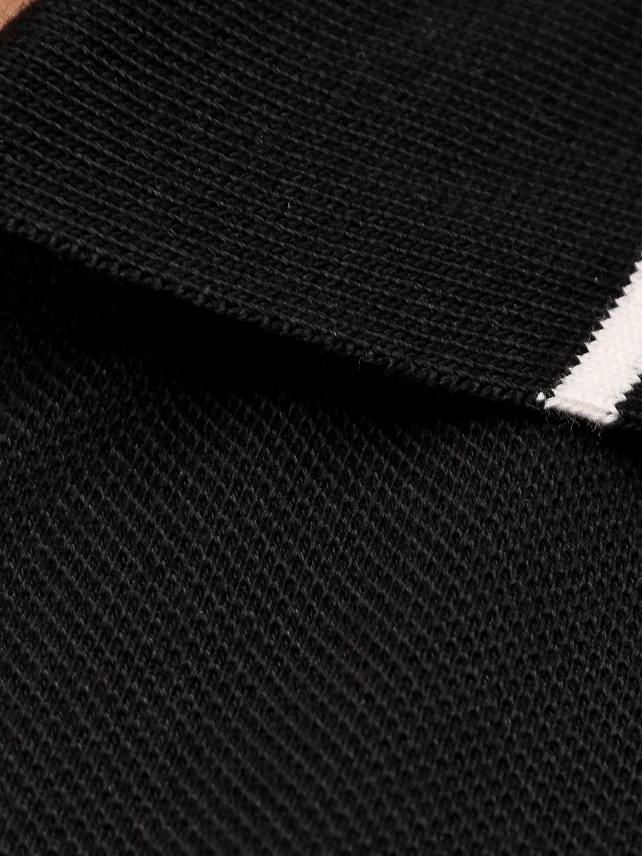 Поло хлопковое AMIRI AWJYPO1001 Черный  Фото 6