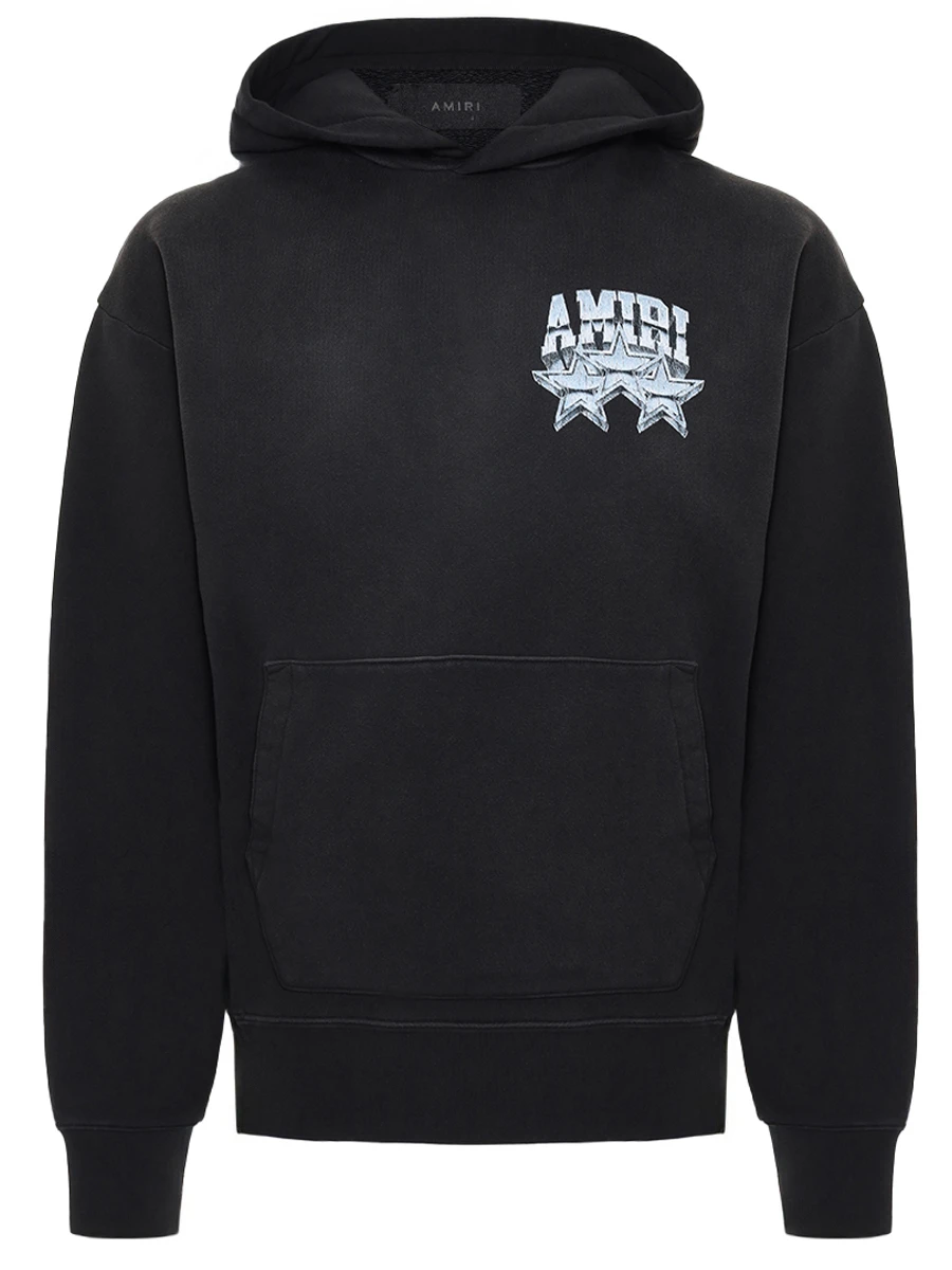 Худи хлопковое AMIRI AMJYHD1087 Черный 