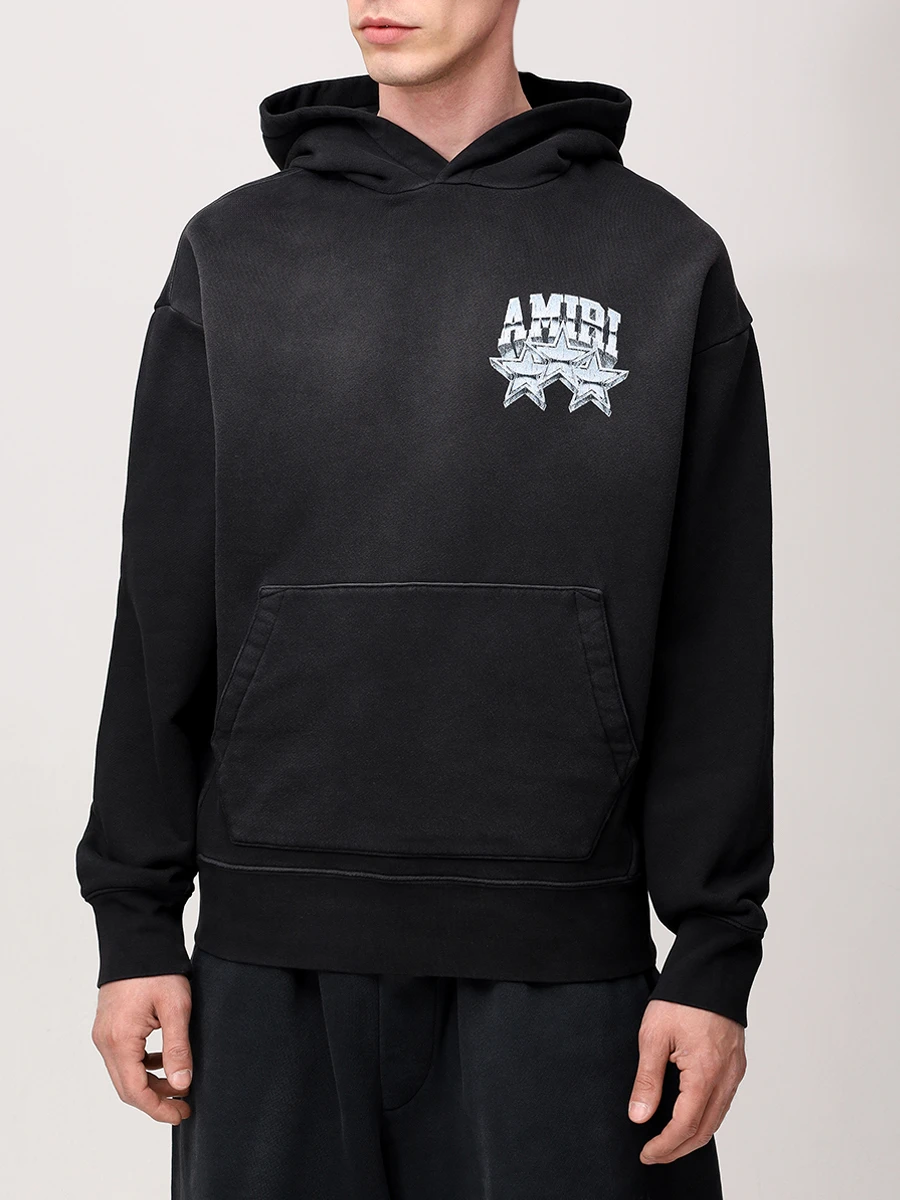 Худи хлопковое AMIRI AMJYHD1087 Черный  Фото 4