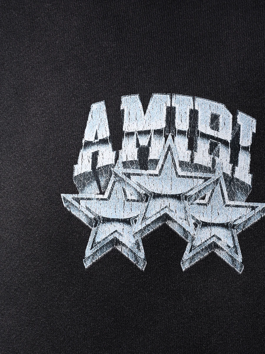 Худи хлопковое AMIRI AMJYHD1087 Черный  Фото 6