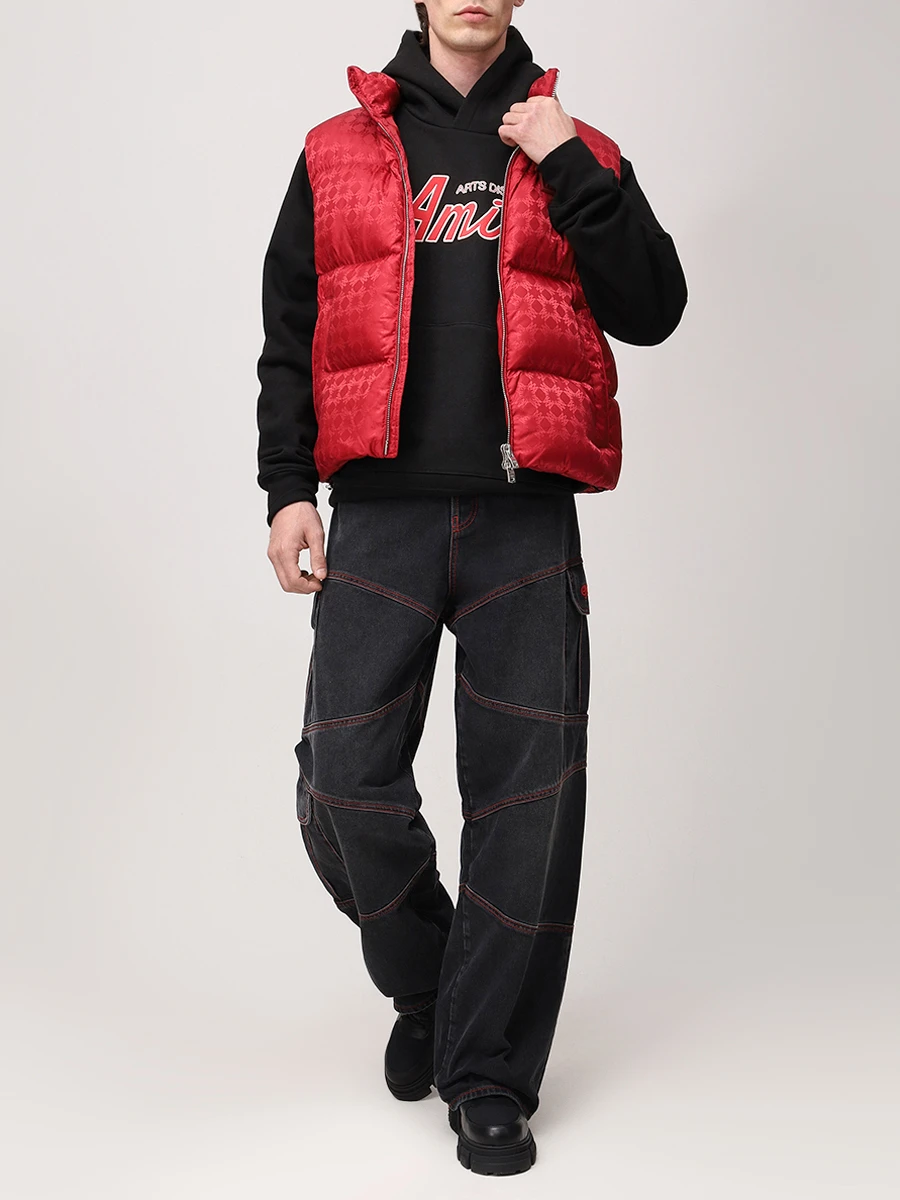 Худи хлопковое AMIRI AMJYHD1090 Красный  Фото 2