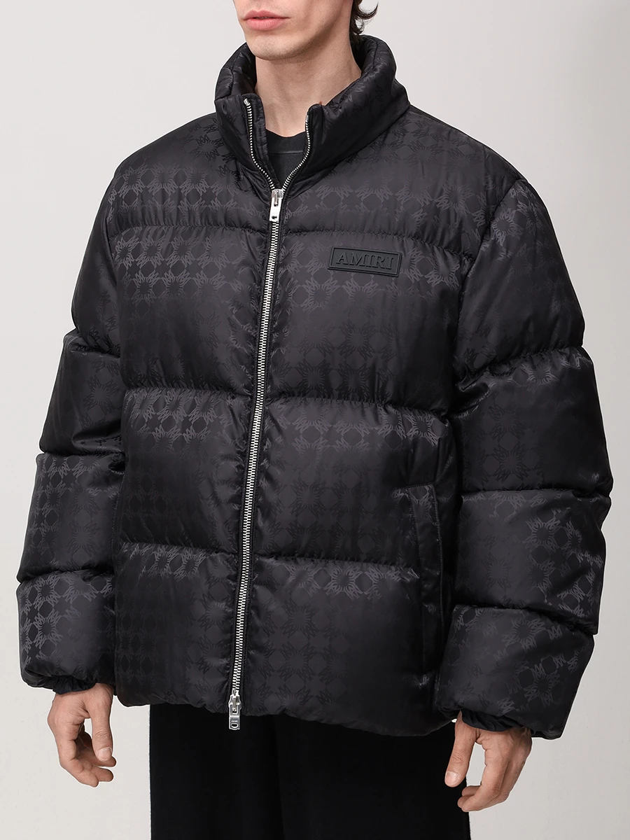 Пуховик стеганый AMIRI AMOUDW1006 Черный  Фото 4