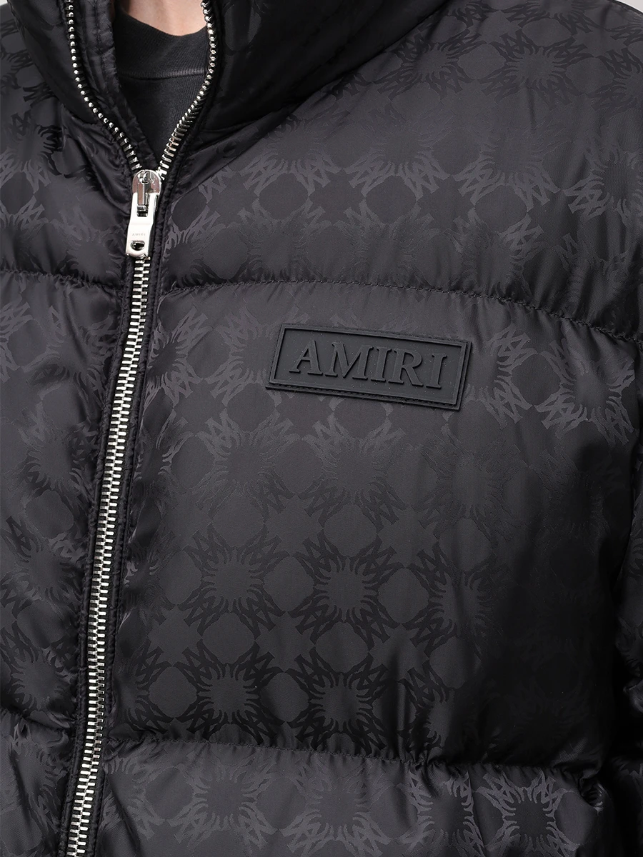 Пуховик стеганый AMIRI AMOUDW1006 Черный  Фото 5