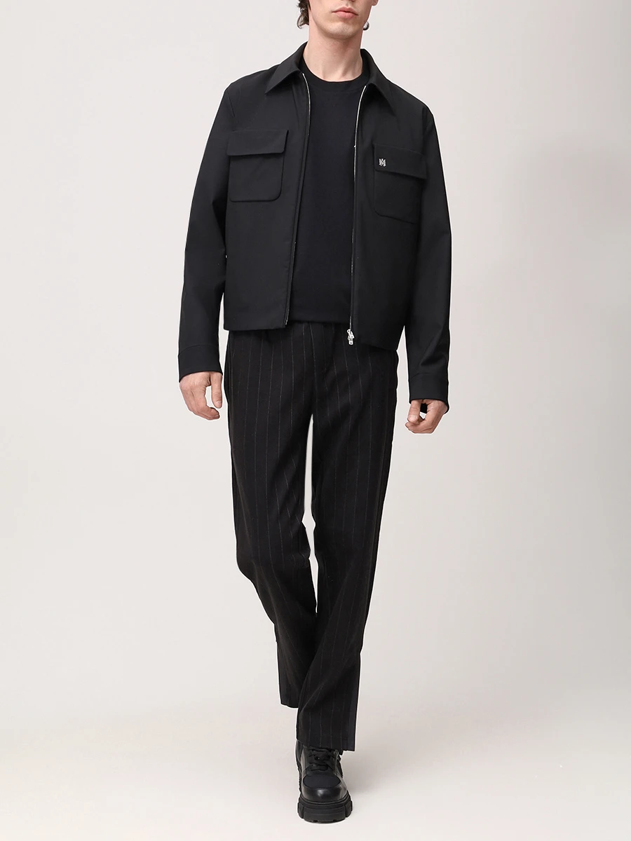 Рубашка шерстяная AMIRI AMOUBN1050 Черный  Фото 2