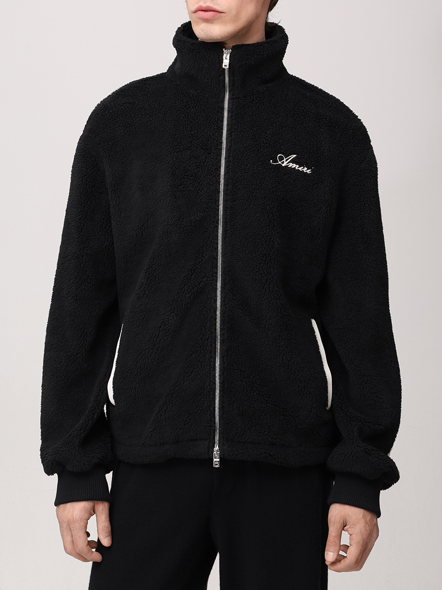 Куртка из экомеха AMIRI AMOULW1029 Черный  Фото 4