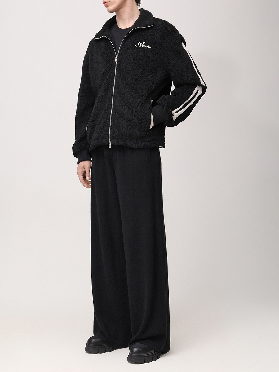 Куртка из экомеха AMIRI AMOULW1029 Черный  Фото 2