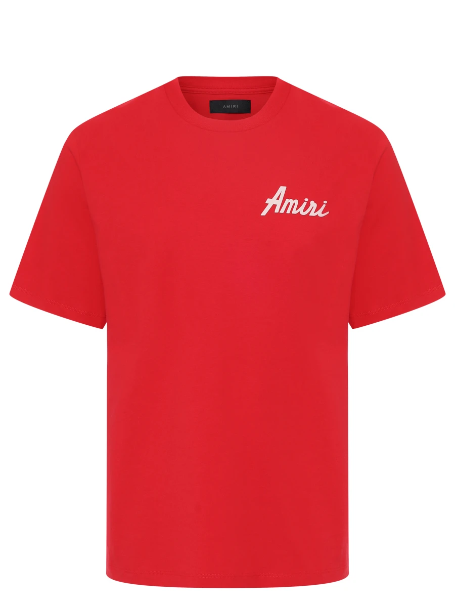 Футболка хлопковая AMIRI AMJYTE1146 Красный 