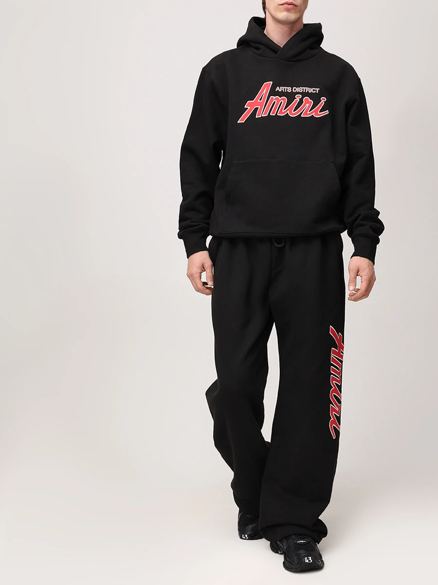Брюки хлопковые AMIRI AMJYSP1043 Черный  Фото 2