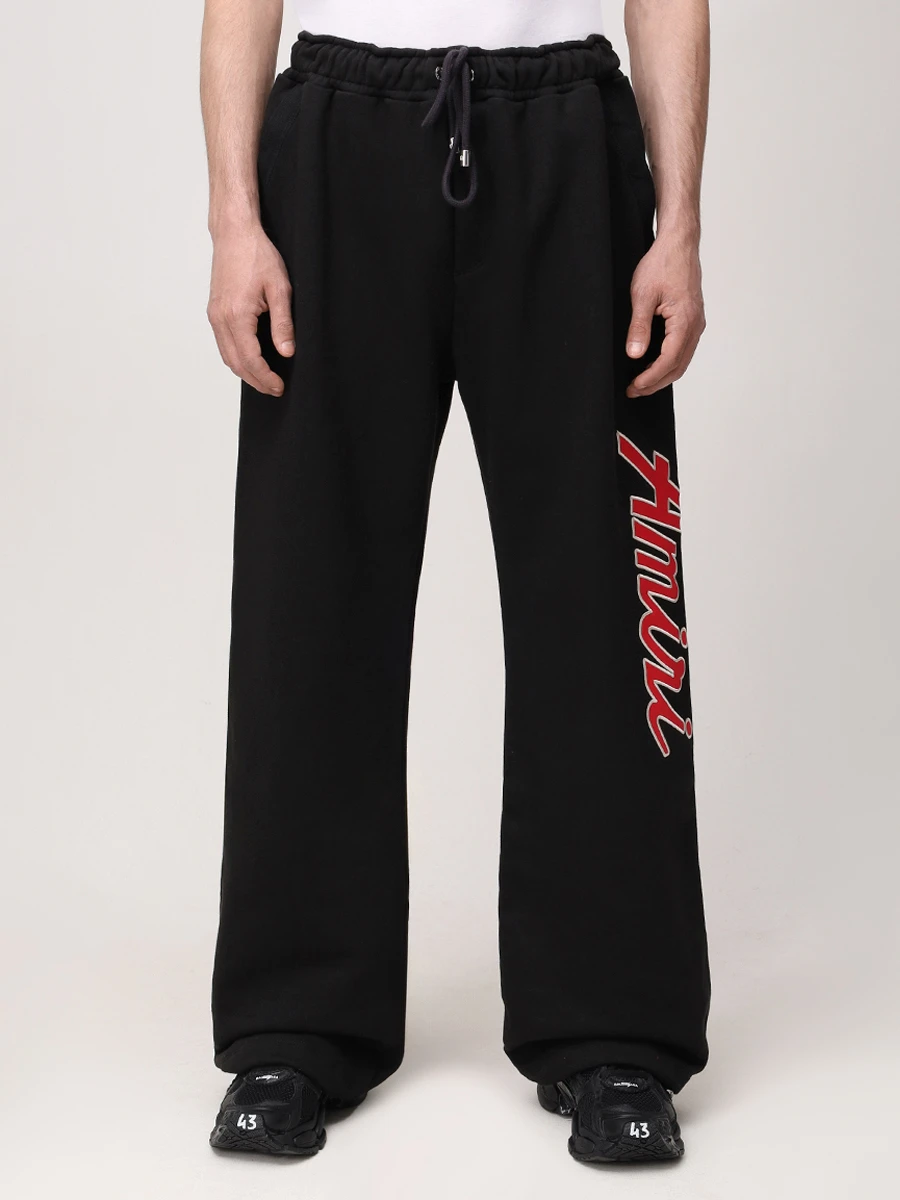 Брюки хлопковые AMIRI AMJYSP1043 Черный  Фото 4