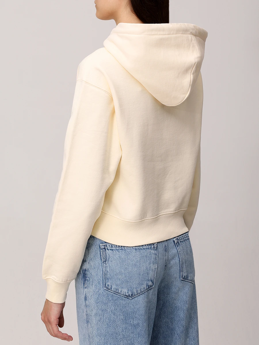 Худи хлопковое JACQUEMUS 241JS1622341 130 Бежевый  Фото 5