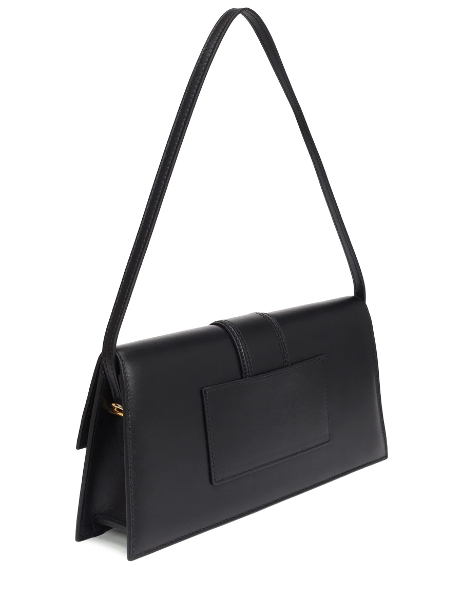 Сумка кожаная Le Bambino Long JACQUEMUS 221BA0133060 990 Черный  Фото 3