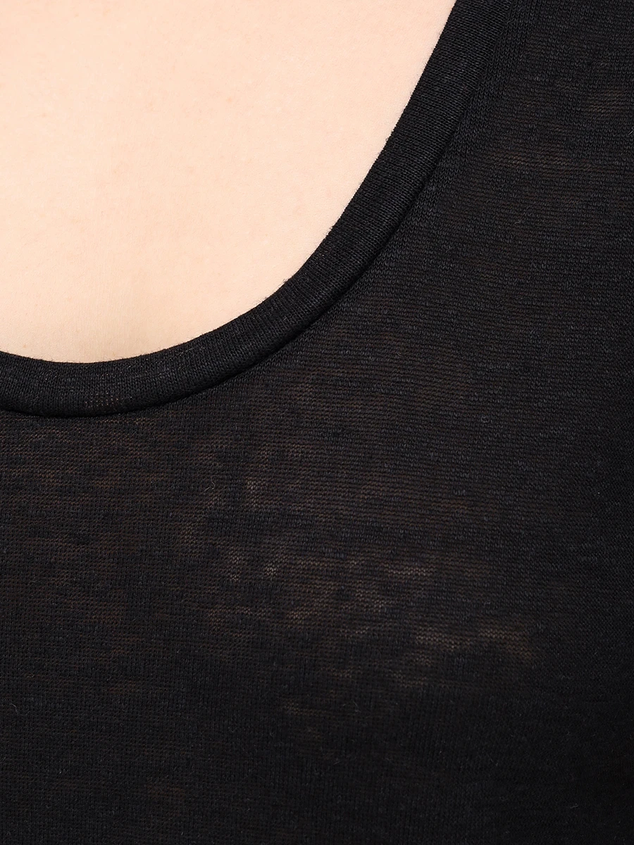 

Майка льняная, Черный, 4605001