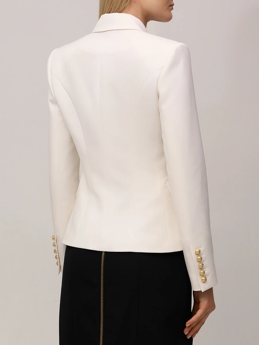 Жакет шерстяной BALMAIN EF1SG009WC09 Белый  Фото 3
