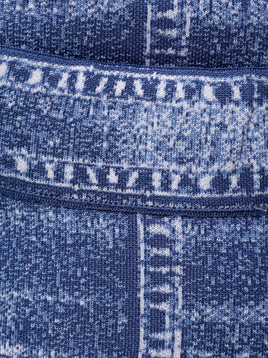 Топ из вискозы BALMAIN EF1AO385KH80 Синий  Фото 6