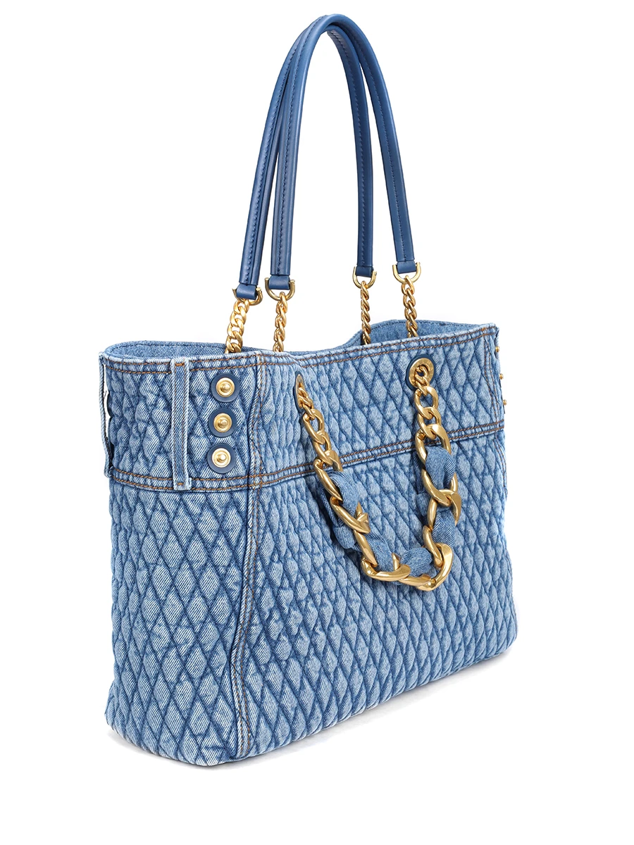 Сумка текстильная 1945 BALMAIN EN1FF827TTSD Деним  Фото 3
