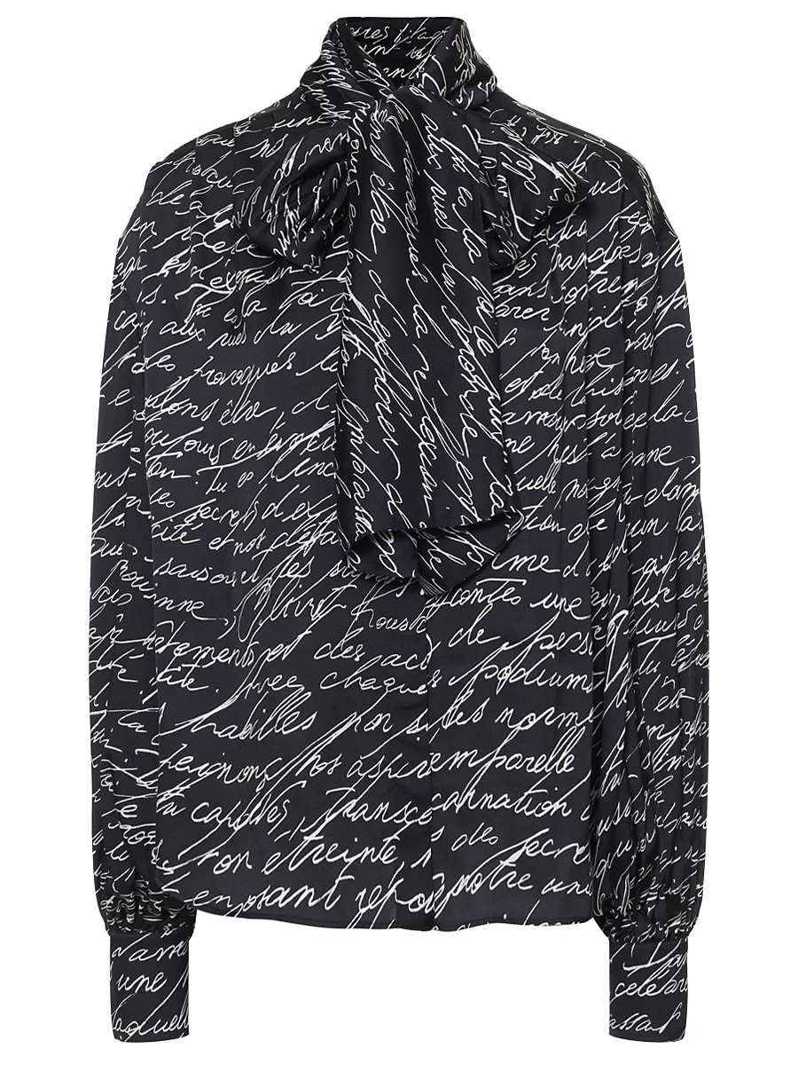 

Блуза из вискозы, Черный, EF1HT020VH61/EAB