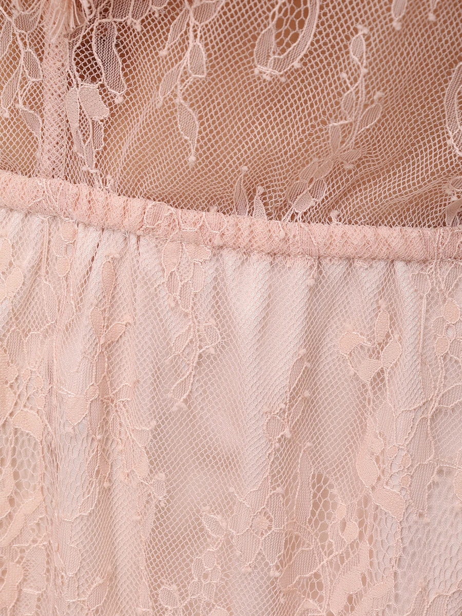 Платье кружевное LES ARCHIVES LA_1112SS25 Розовый  Фото 7