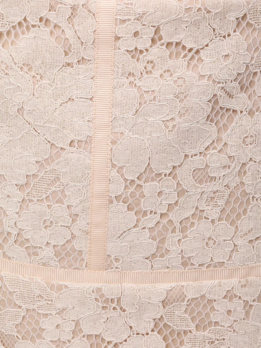Платье кружевное LES ARCHIVES LA_1230SS25 Бежевый  Фото 7