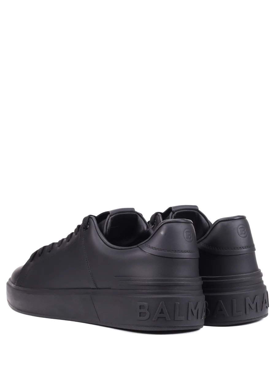 Кеды кожаные BALMAIN DM1VI288LVTR/0PA Черный  Фото 4