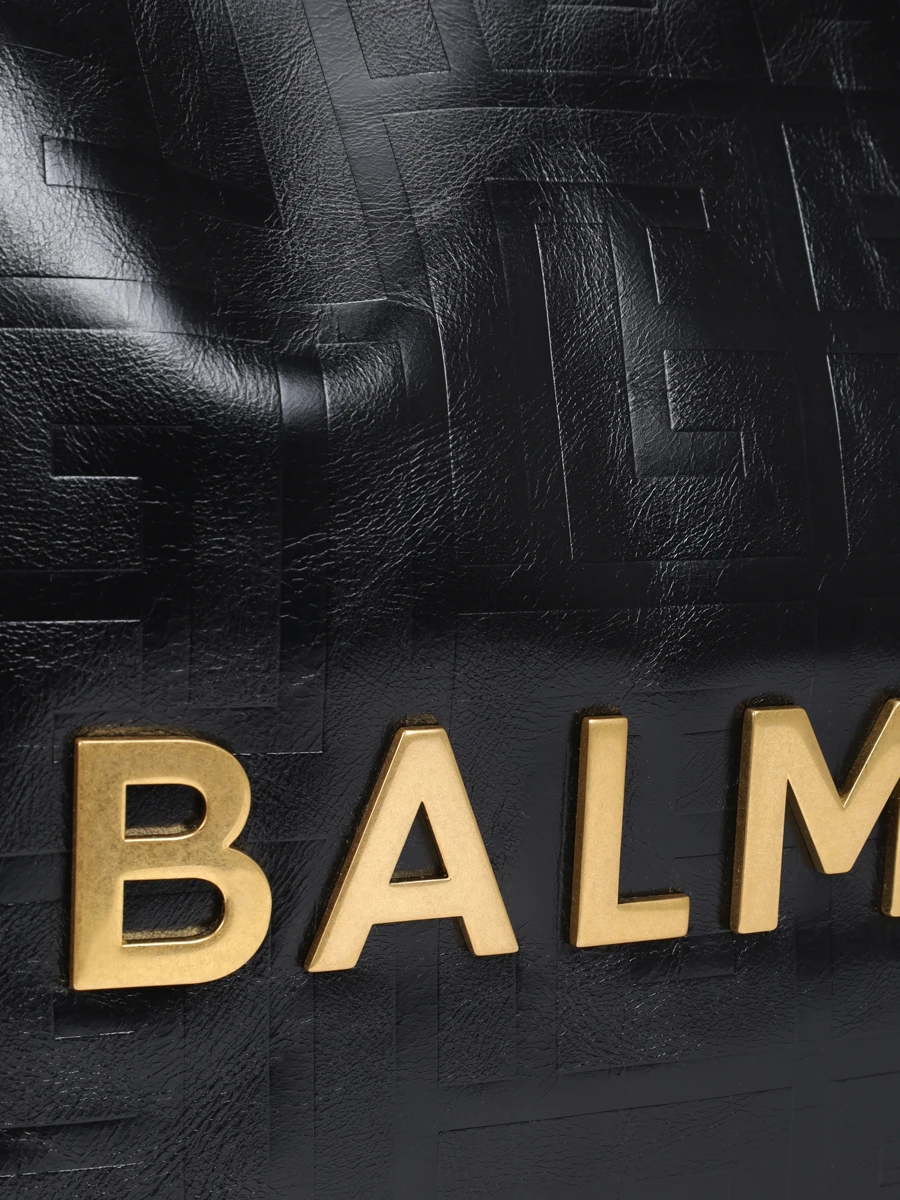 Сумка кожаная 1945 BALMAIN EN1BT929LETF Черный  Фото 6