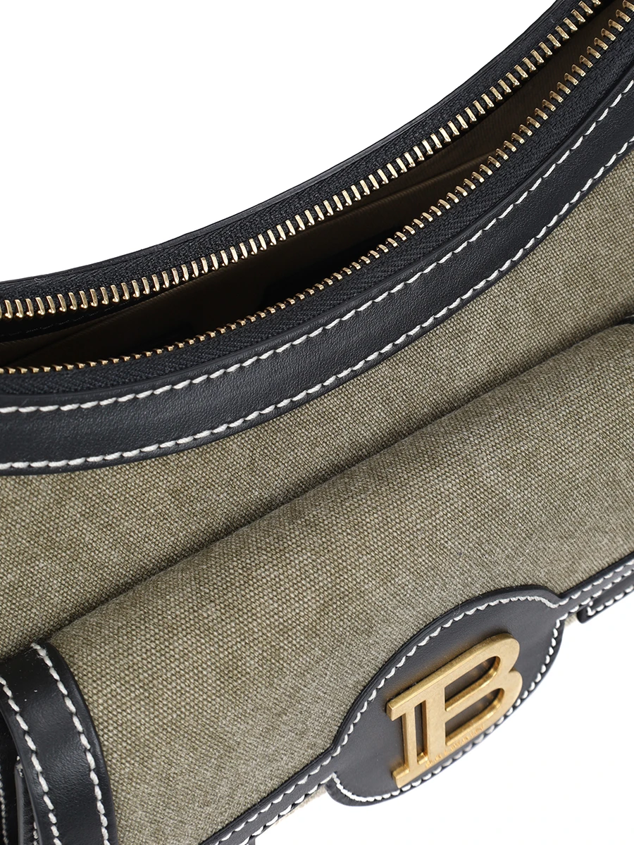 Сумка текстильная B-Buzz BALMAIN EN1BT905TCLB Хаки  Фото 4