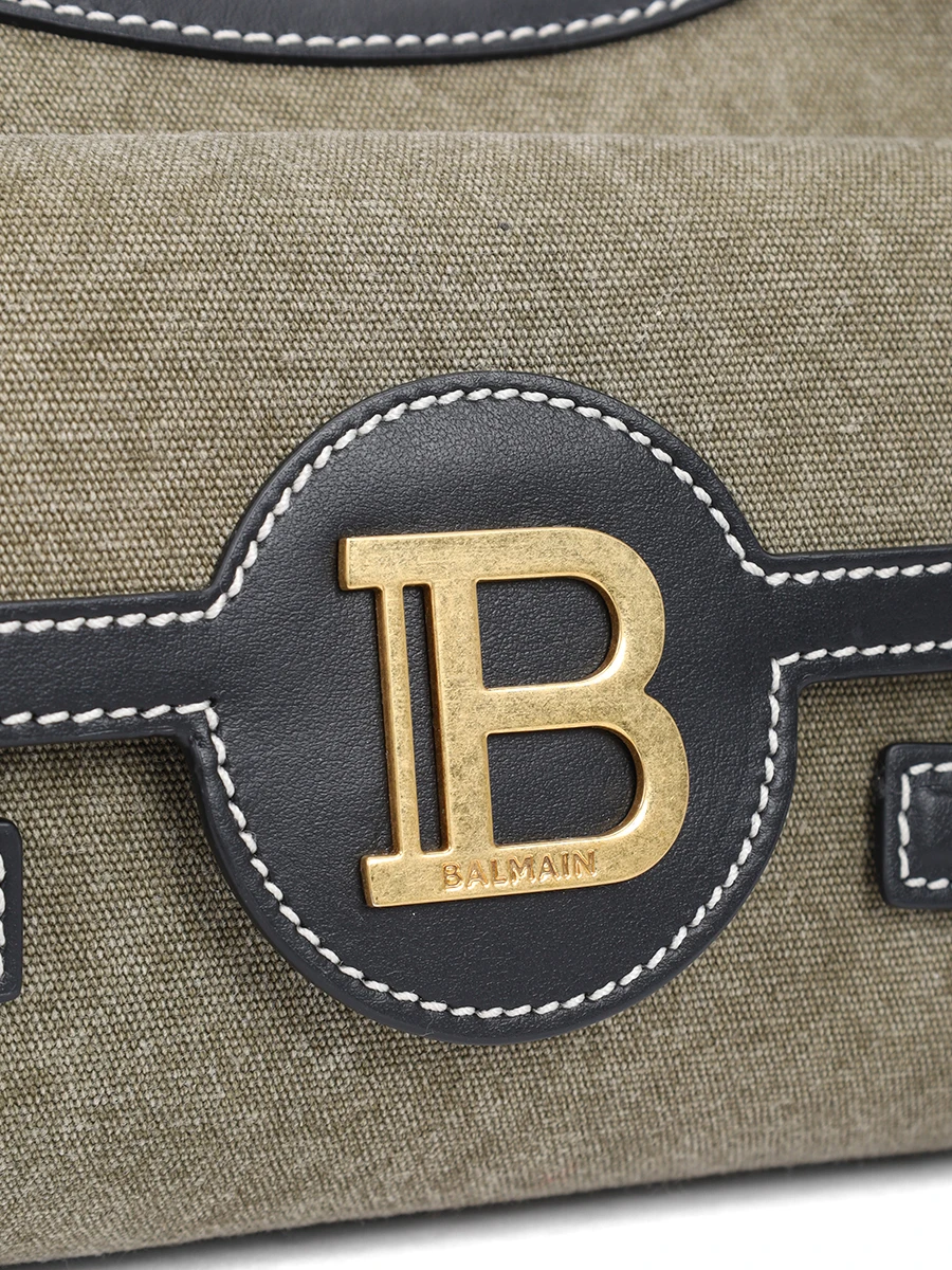 Сумка текстильная B-Buzz BALMAIN EN1BT905TCLB Хаки  Фото 5