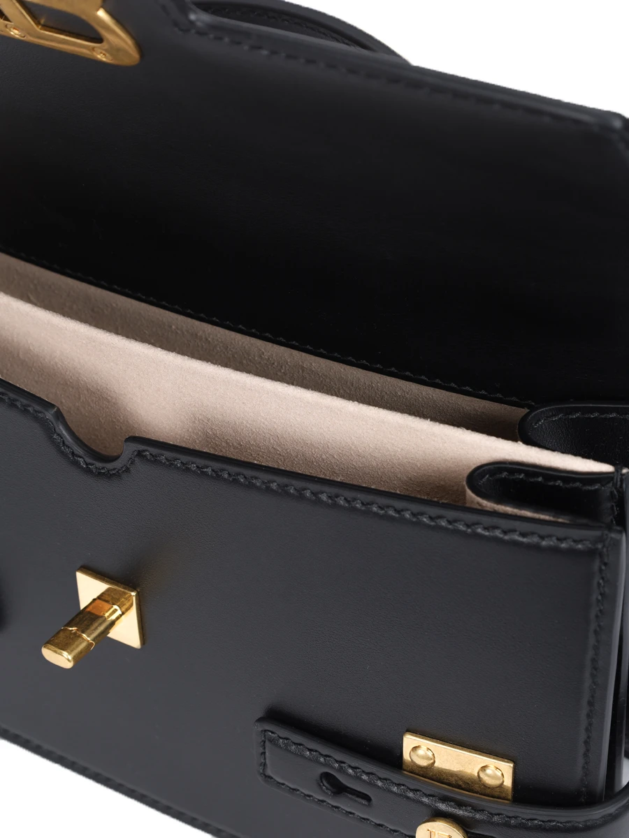 Сумка кожаная B-Buzz BALMAIN DN1DA828LAVE/0PA Черный  Фото 6