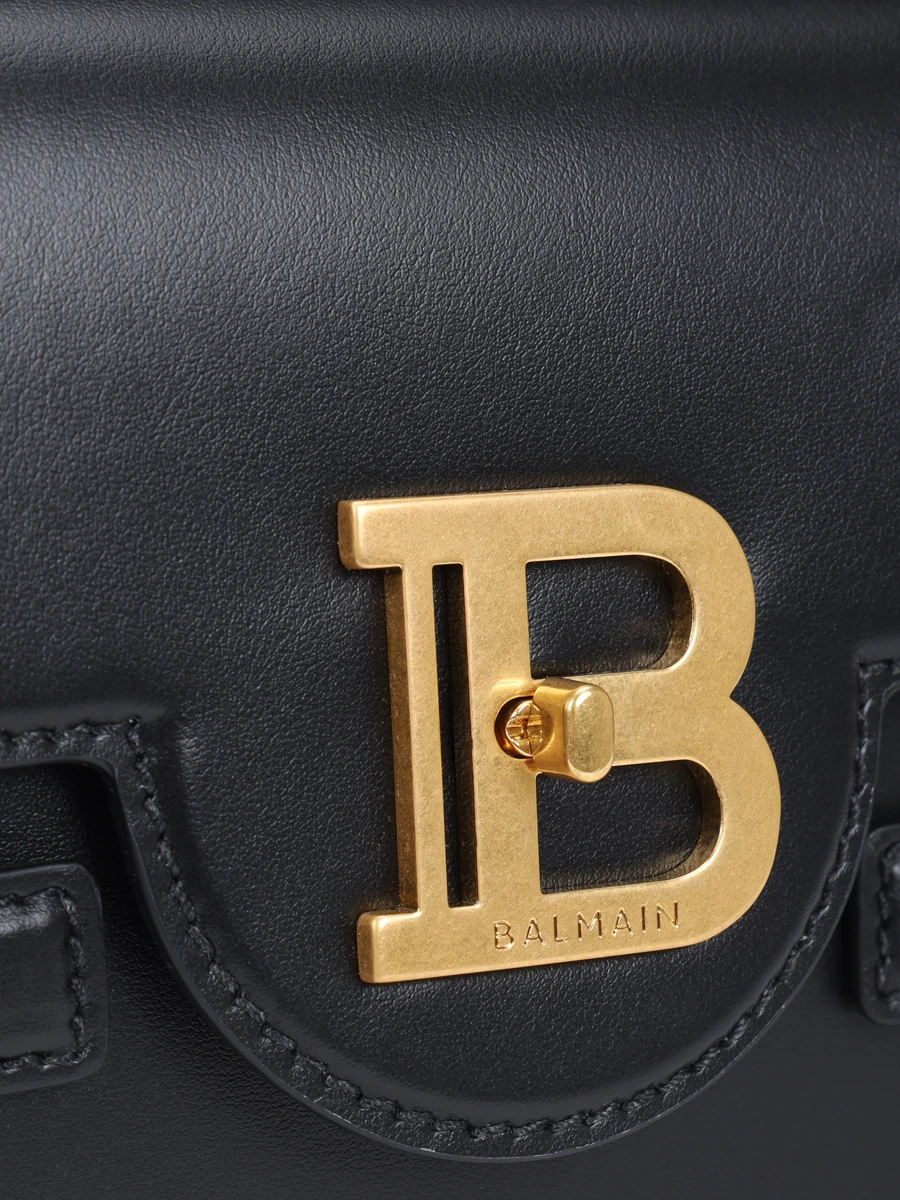 Сумка кожаная B-Buzz BALMAIN DN1DA828LAVE/0PA Черный  Фото 7