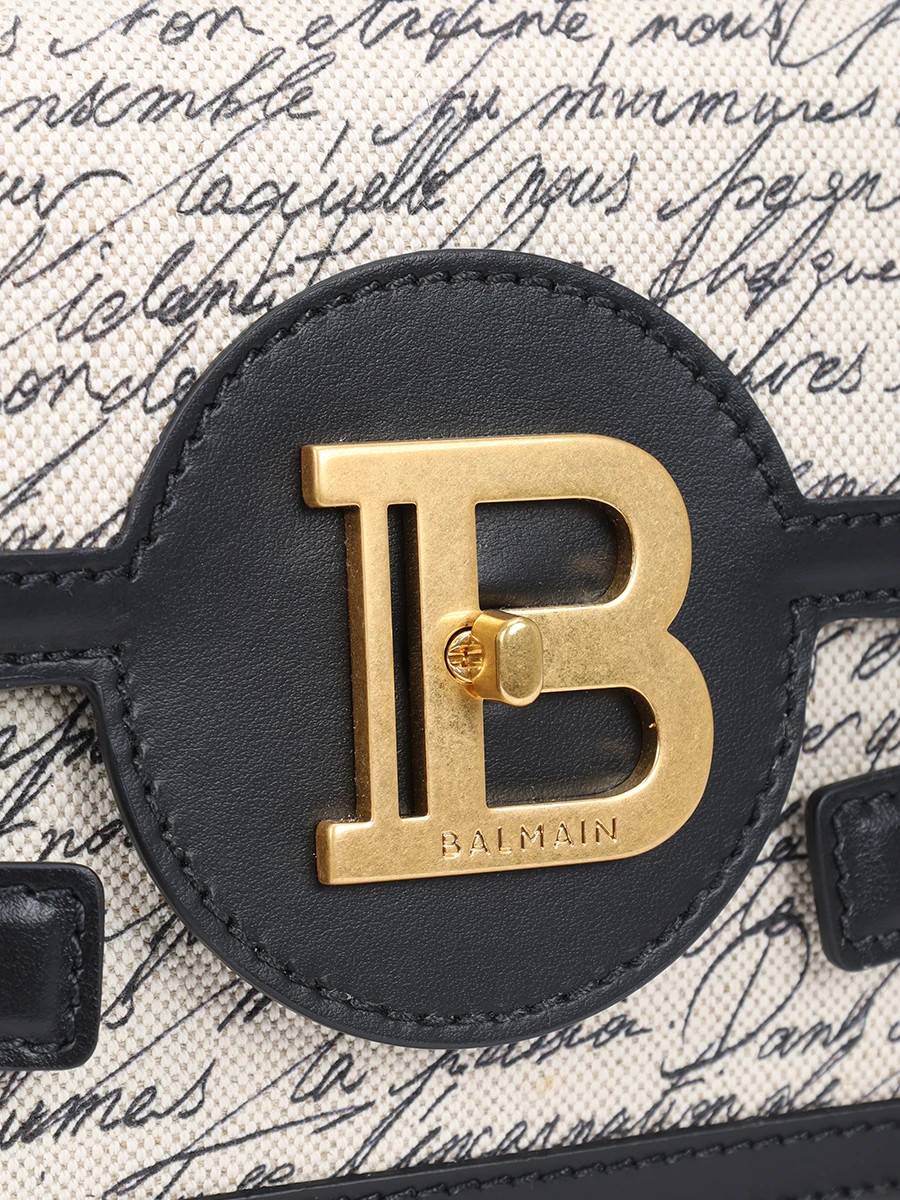 Сумка текстильная B-Buzz BALMAIN EN1DA829TECS Черный  Фото 5