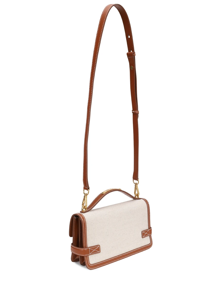 Сумка текстильная B-Buzz BALMAIN DN1DA829TCFE Коричневый  Фото 5