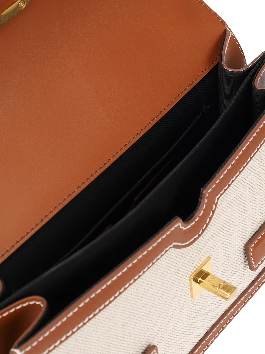 Сумка текстильная B-Buzz BALMAIN DN1DA829TCFE Коричневый  Фото 6