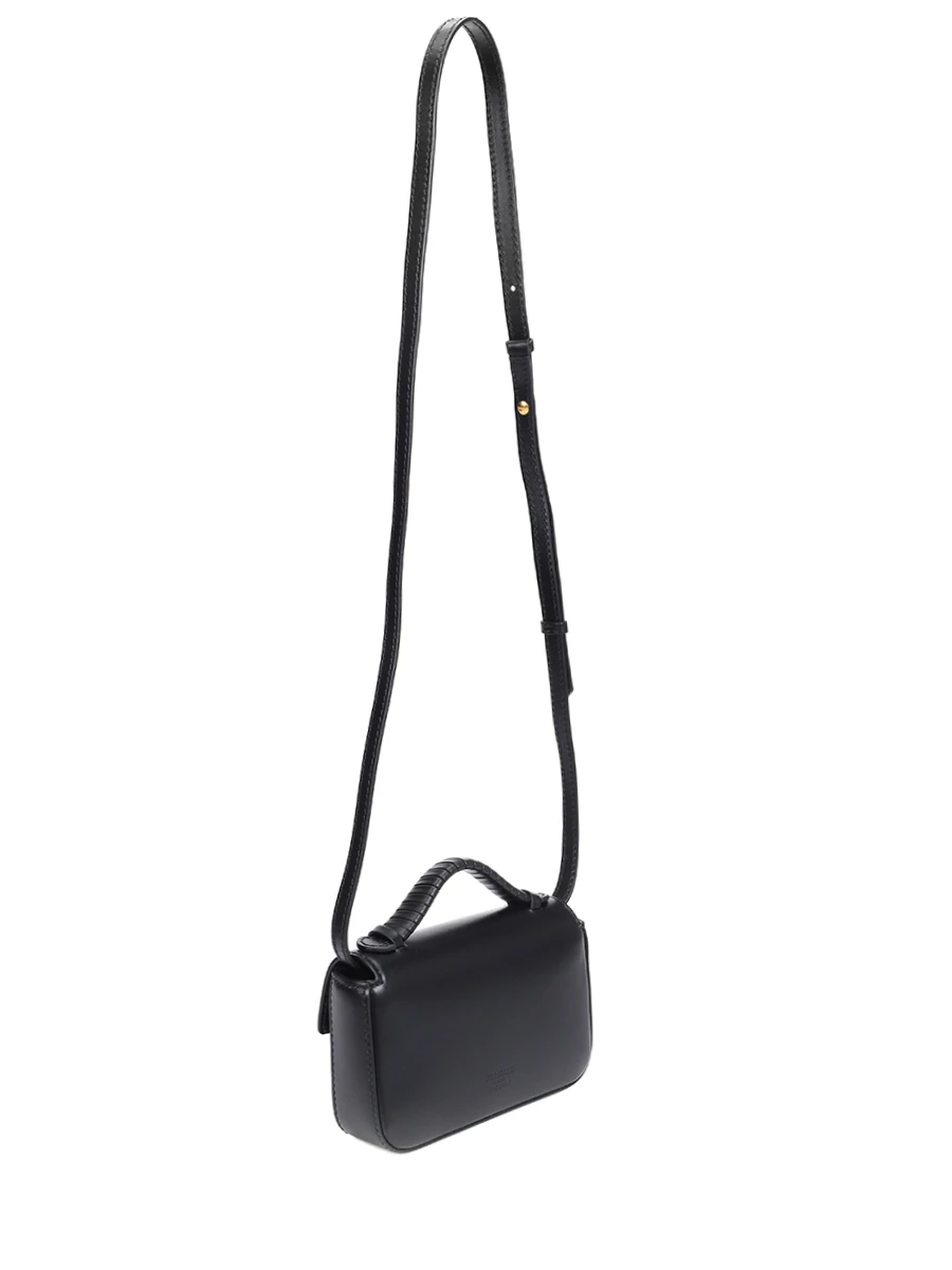 Сумка кожаная B-Buzz BALMAIN DN1DG811LAVE Черный  Фото 3