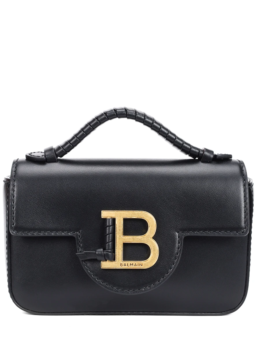 Сумка кожаная B-Buzz BALMAIN DN1DG811LAVE Черный 