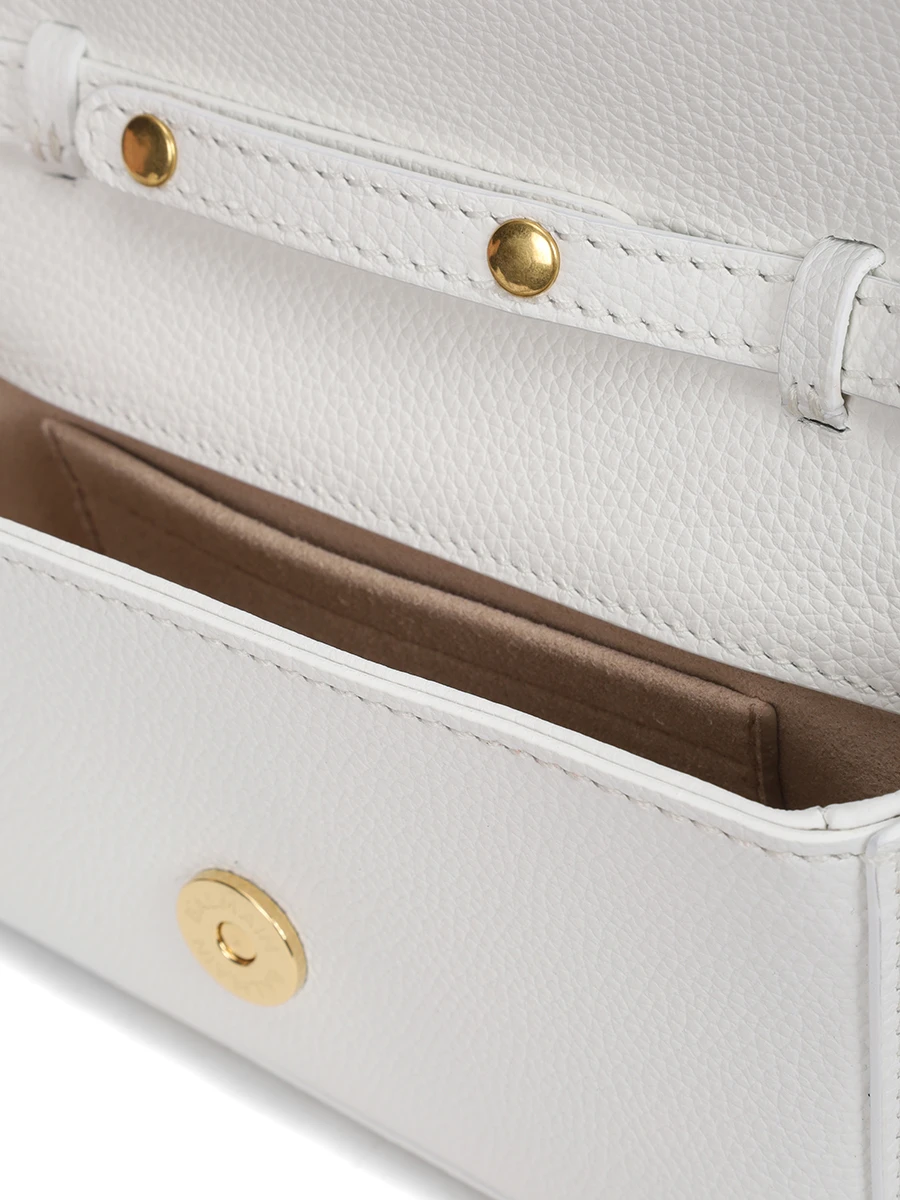 Сумка кожаная B-Buzz BALMAIN EN1DG811LPOS Белый  Фото 4