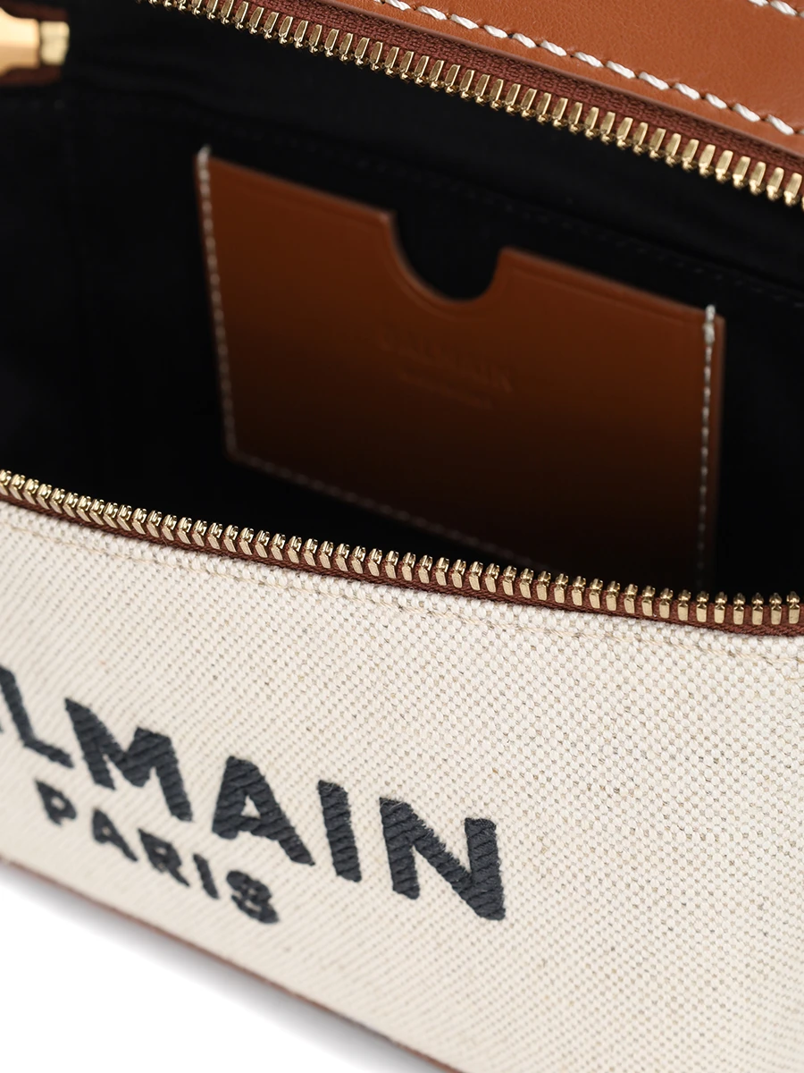Сумка текстильная B-Army BALMAIN DN1BG921TCFE Коричневый  Фото 4