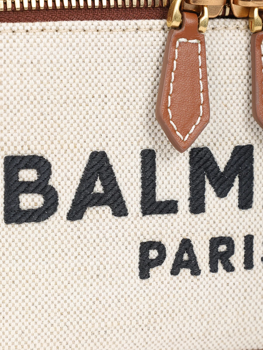 Сумка текстильная B-Army BALMAIN DN1BG921TCFE Коричневый  Фото 5