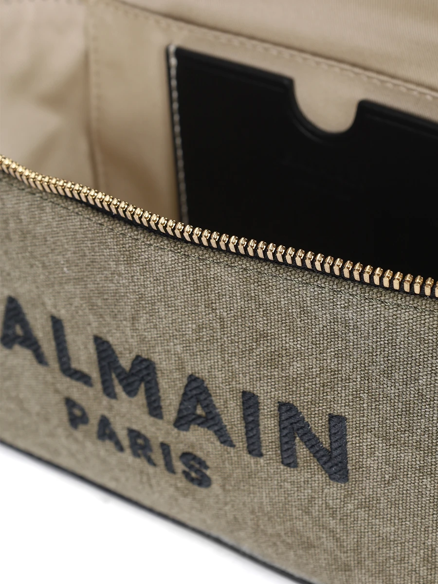 Сумка текстильная B-Army BALMAIN DN1BG921TCLB Хаки  Фото 4