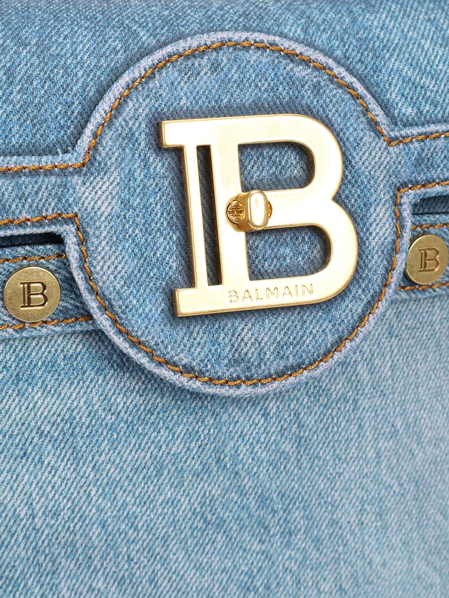 Сумка джинсовая B-Buzz BALMAIN EN1DB530TDEN Деним  Фото 5