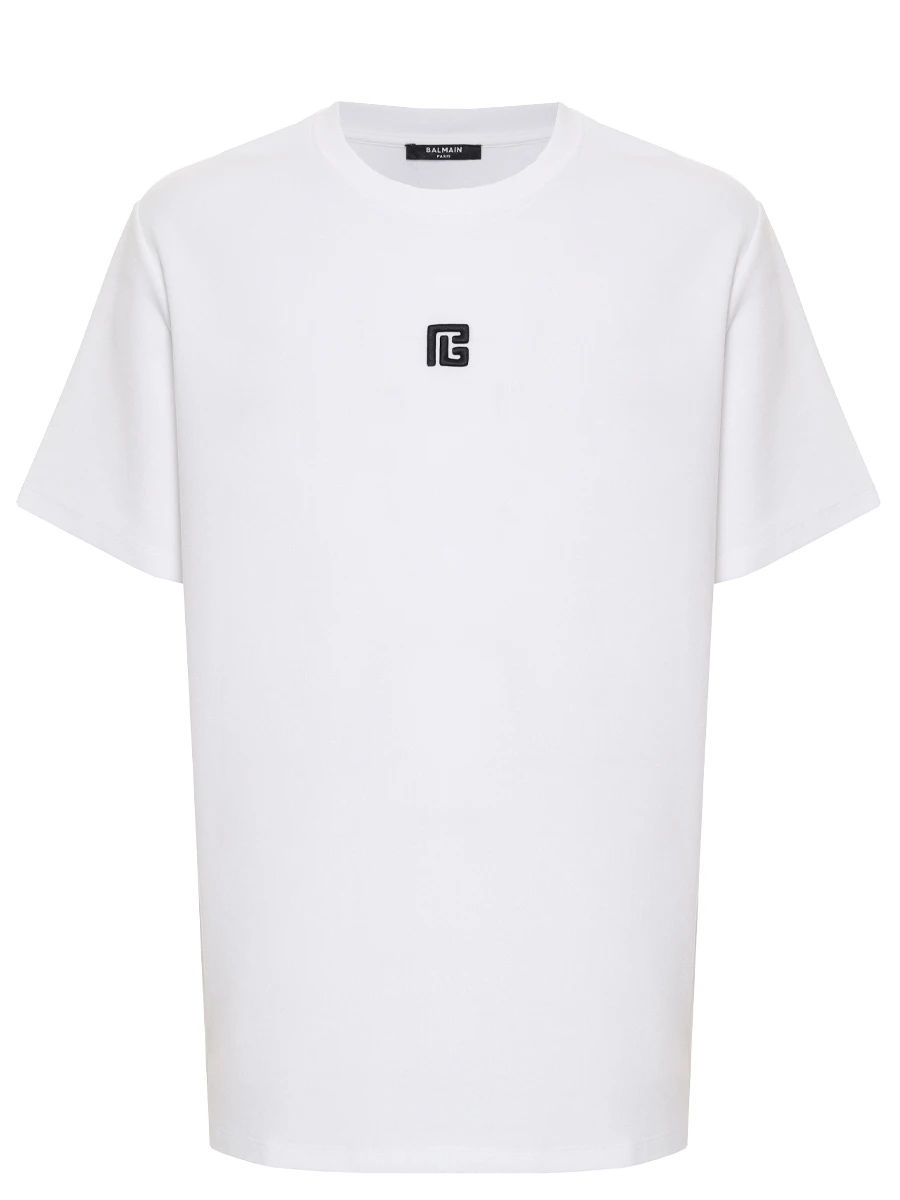 

Футболка хлопковая, Белый, EH1EG010BC87/GAB