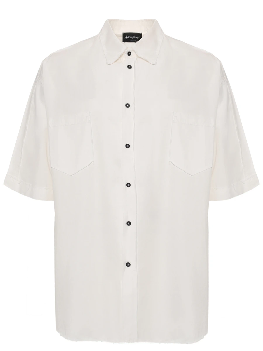 Рубашка Regular Fit однотонная ANDREA YA’AQOV 25MUBO07 Белый  Фото 2