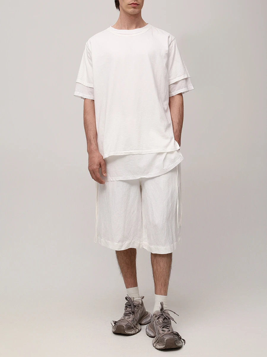 Шорты льняные ANDREA YA’AQOV 25MHAB28 Белый  Фото 3