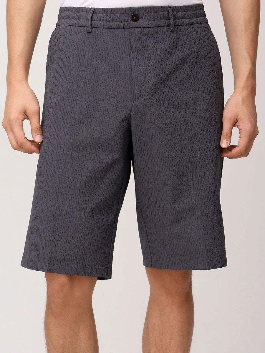 Шорты однотонные BOGNER 18229469/951 MARC Серый  Фото 4