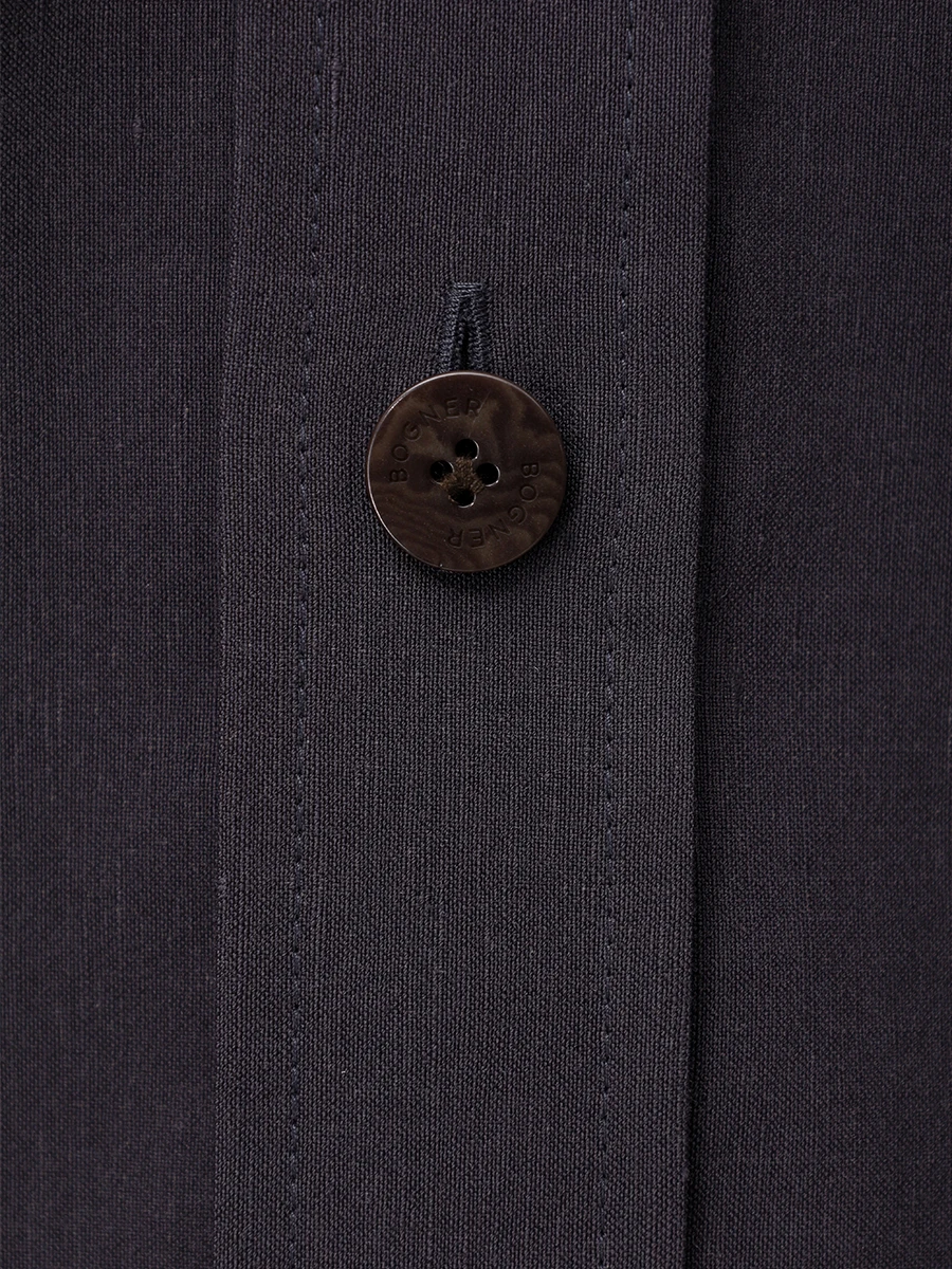 Рубашка из вискозы и льна Clive BOGNER 58909479/951 CLIVE-5 Серый  Фото 6