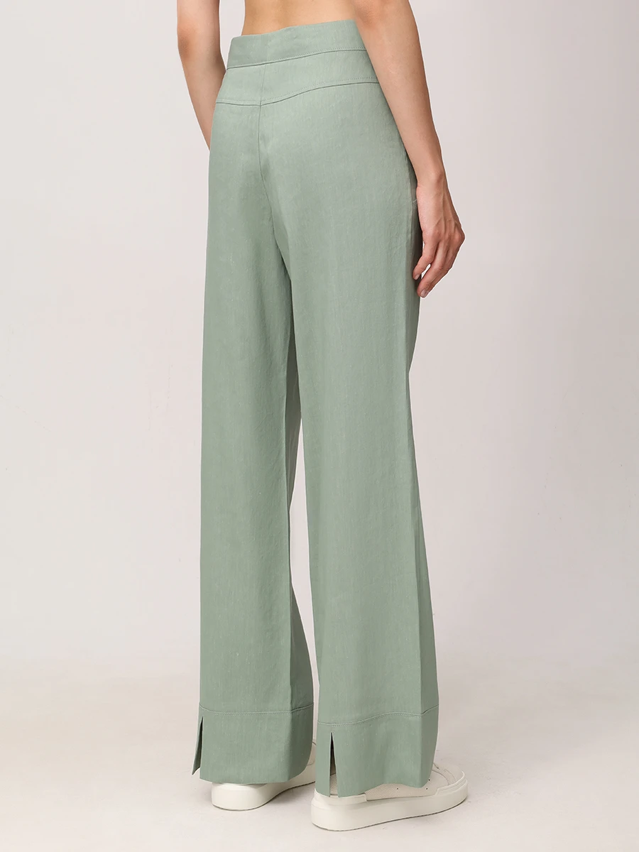 

Брюки изо льна и вискозы Rayen, Мятный, 16617884/230 RAYEN