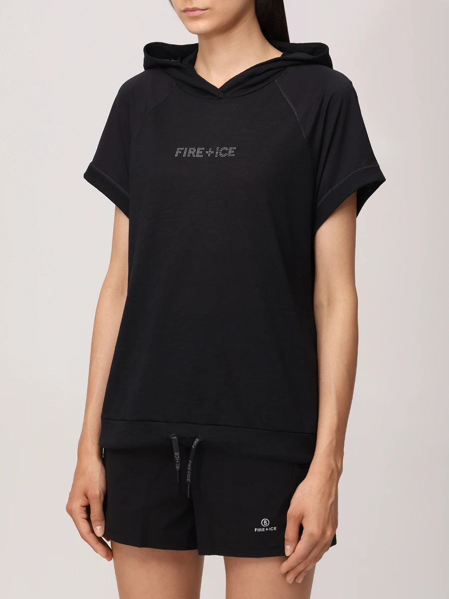 Футболка с логотипом Damia BOGNER FIRE + ICE 54958021/026 DAMIA2 Черный  Фото 4