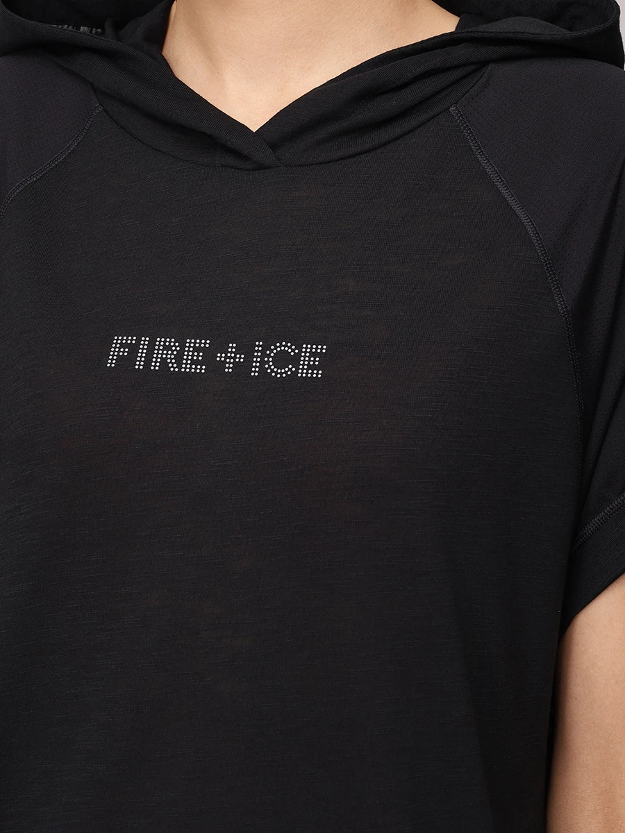 Футболка с логотипом Damia BOGNER FIRE + ICE 54958021/026 DAMIA2 Черный  Фото 5