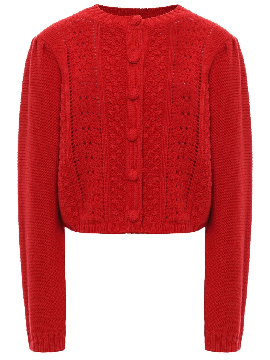 

Кардиган шерстяной, Красный, SKU11455795