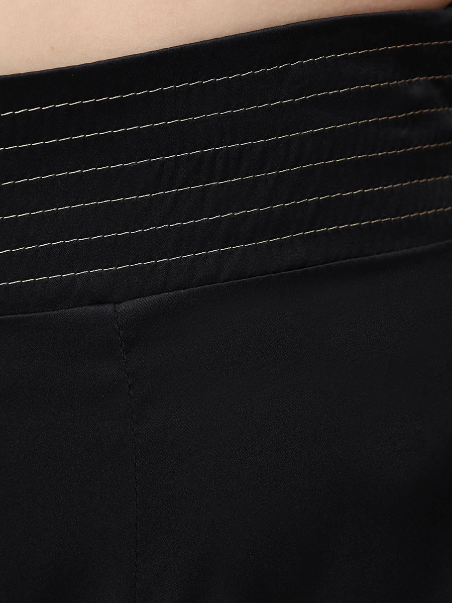 Юбка шелковая FREE AGE WS25.SK078.6003.900 Черный  Фото 6