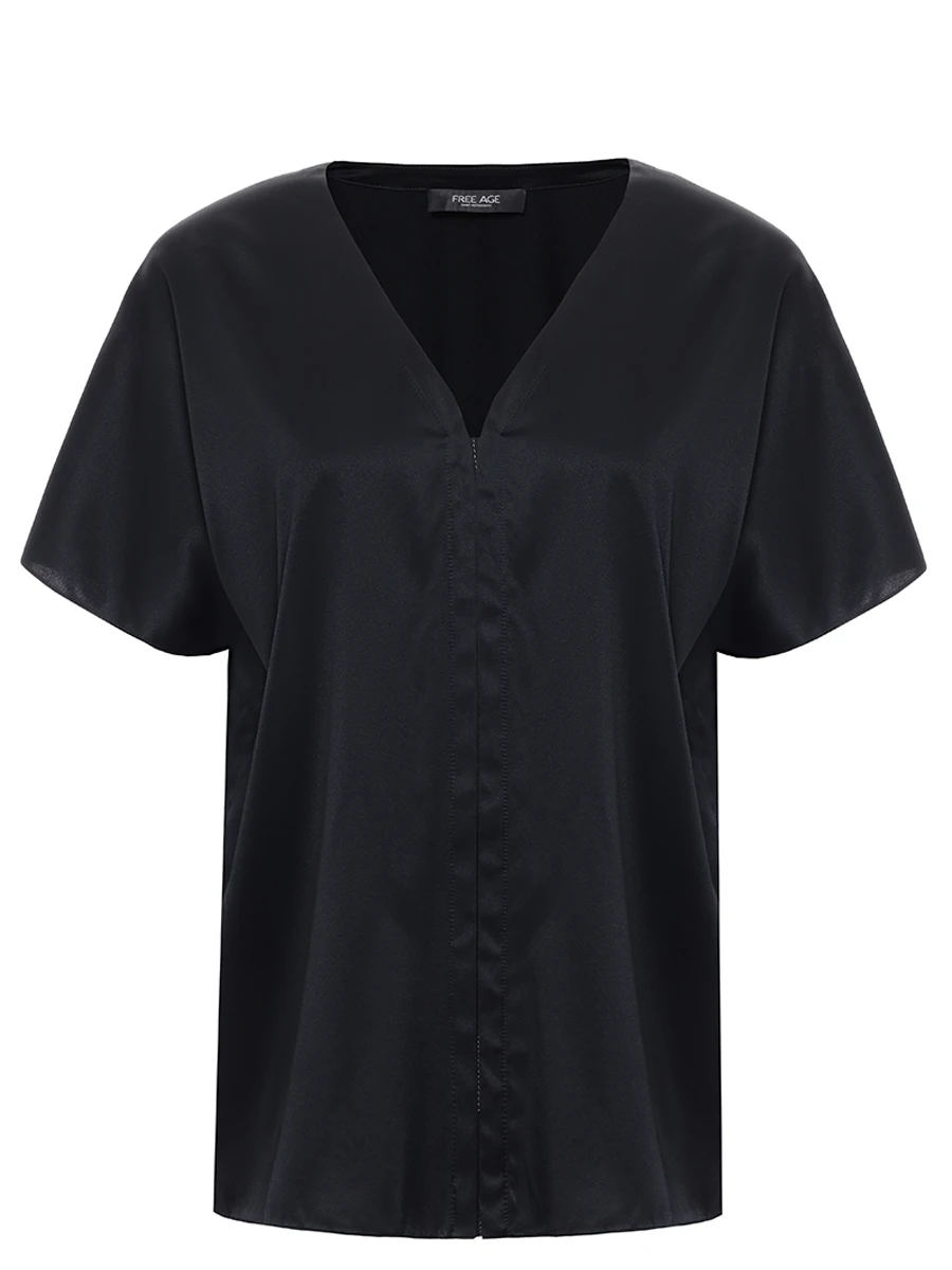 

Блуза шелковая, Черный, WS25.TP087.6003.900