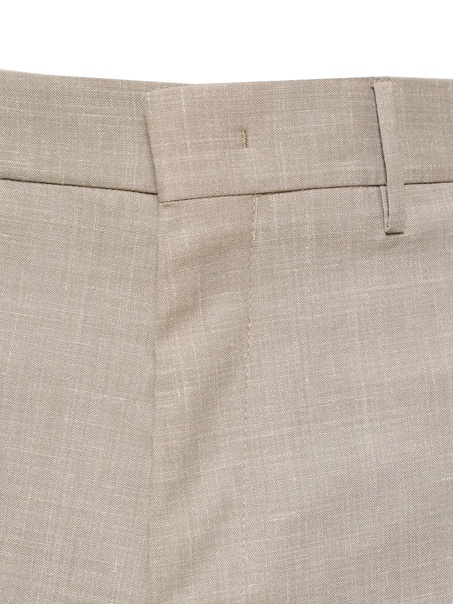 Брюки из шерсти и шелка ETRO MRED0014 99TUBM6M0208 Бежевый  Фото 4